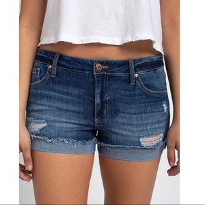 Celebrity Pink “The Honey” Distressed Jean Shorts